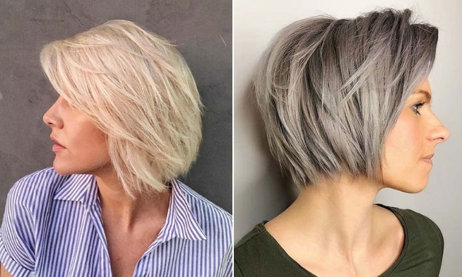 bob haircut with layers