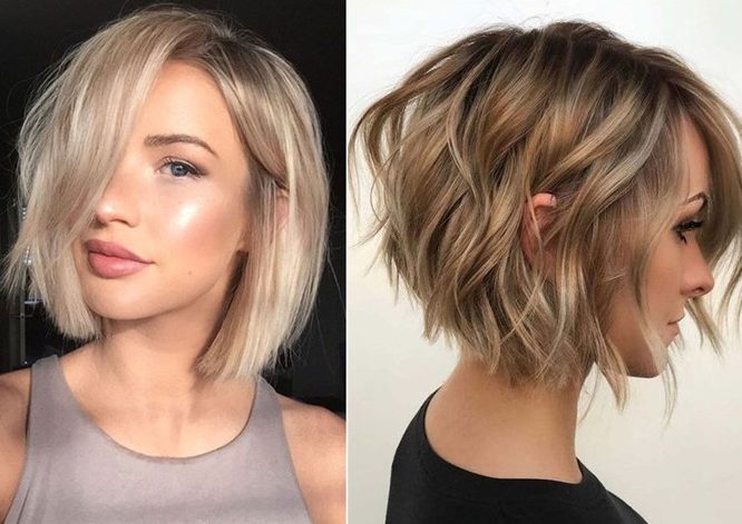 bob haircut with layers